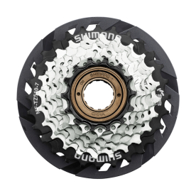 Shimano MF-TZ510 7 Sebességes Racsni Küllővédővel - ezüst
