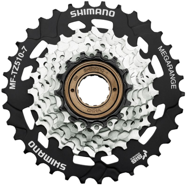 Shimano MF-TZ510 7 Sebességes Racsni - ezüst