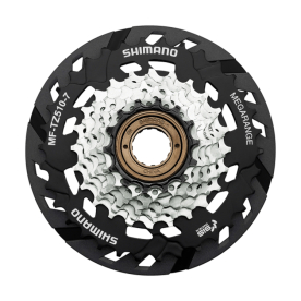 Shimano MF-TZ510 7 Sebességes Racsni Küllővédővel - ezüst