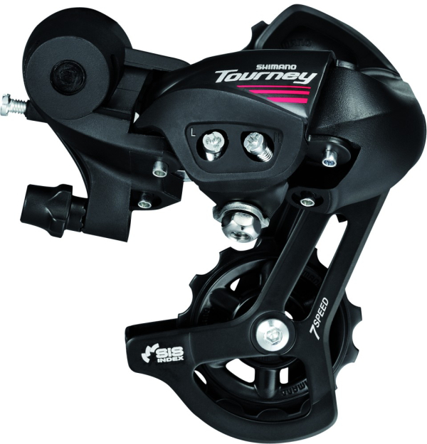 Shimano Tourney RD-A070 SS Csavaros Hátsó Váltó - fekete