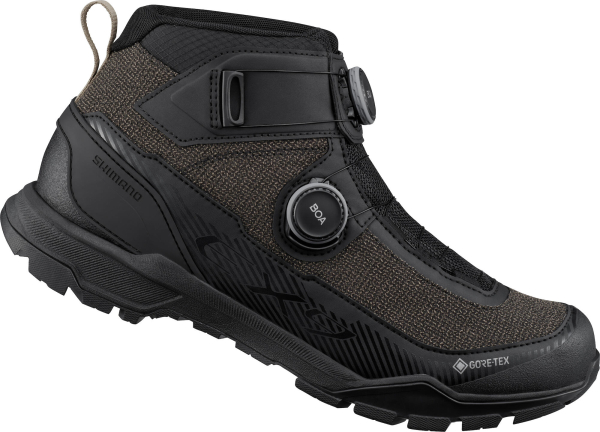 Shimano EX900 Férfi Kerékpár Cipő - fekete