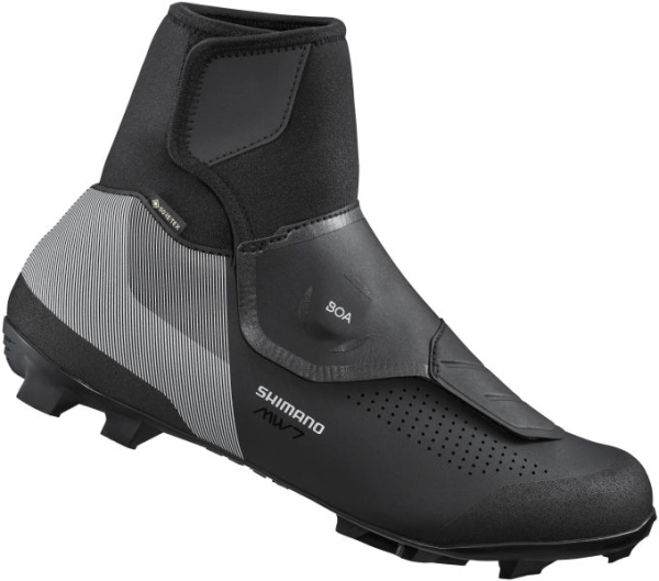 Shimano MW702 Férfi Téli MTB Kerékpár Cipő - fekete