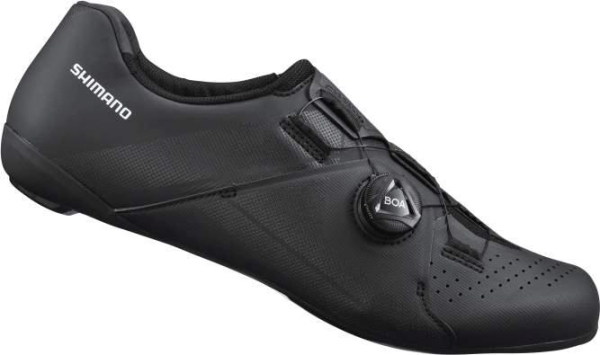 Shimano RC300 Férfi Országúti Kerékpár Cipő - fekete