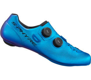 Shimano RC903 Wide Férfi Országúti Kerékpár Cipő - kék