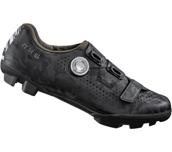 Shimano RX600 Férfi Gravel Kerékpár Cipő - fekete