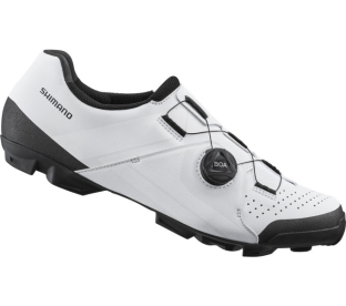 Shimano XC300 Férfi MTB Kerékpár Cipő - fehér