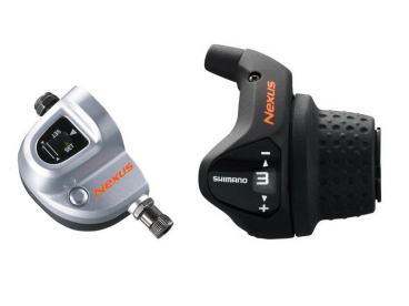 Shimano Nexus SL-3S41 3 Sebességes Markolatváltókar Haranggal - ezüst