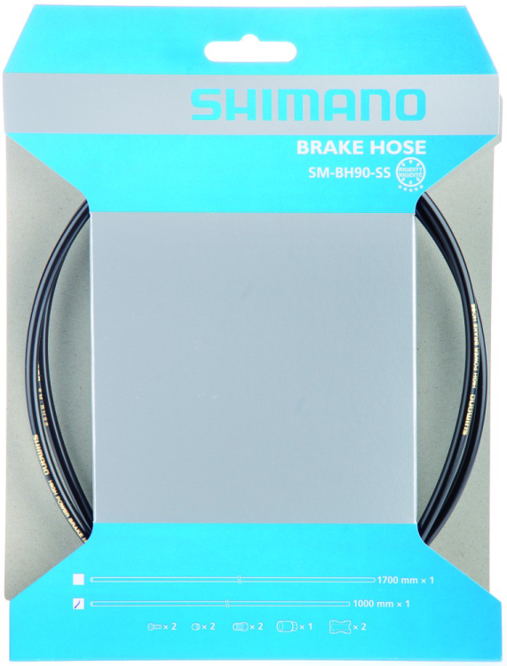 Shimano SM-BH90-SS Hidraulikacső 100cm - fekete
