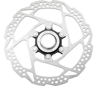 Shimano SM-RT54 160mm Centerlock Féktárcsa Külső Körmös Rögzítőcsavarral - ezüst