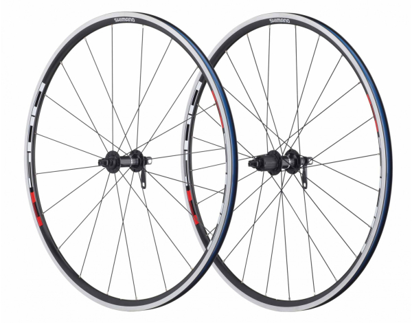 Shimano WH-R501 10x100/10x130 mm Országúti Kerékszett - fekete