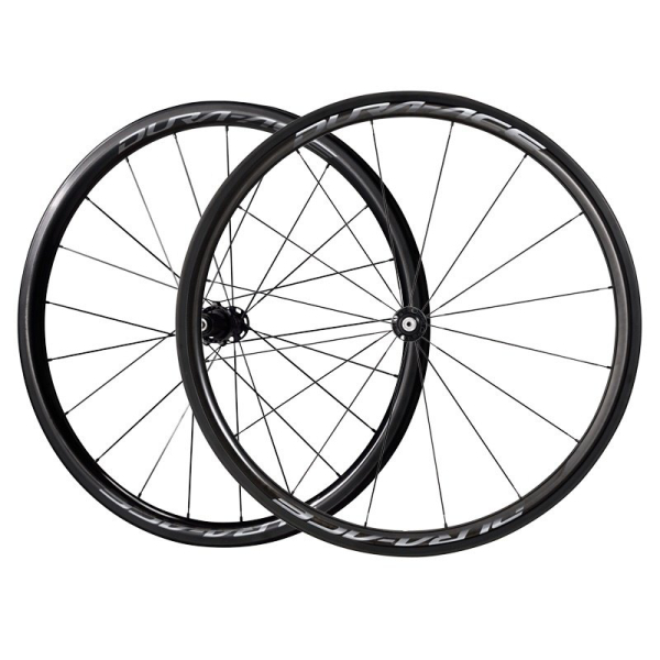 Shimano Dura Ace WH-R9100 10x100/10x130 mm 40mm Országúti Kerékszett Szingós - fekete