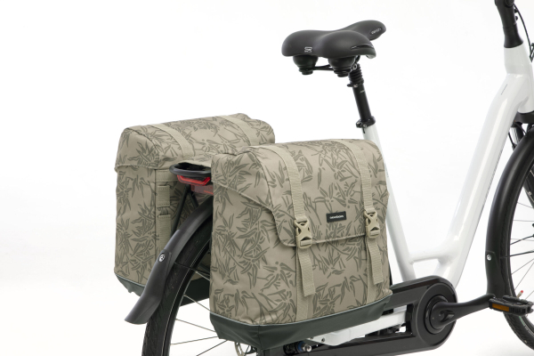 NewLooxs Alba Dupla Bamboo Kerékpár Túratáska - barna