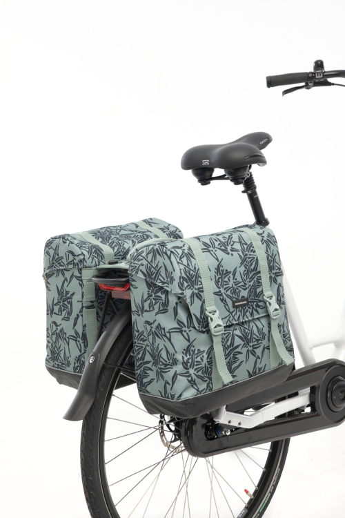 NewLooxs Alba Dupla MIK Bamboo Kerékpár Túratáska - zöld