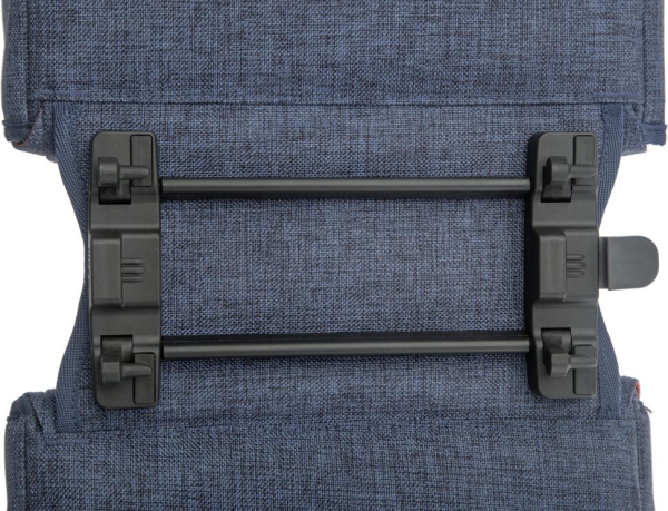 NewLooxs Mondi Cotton Racktime Dupla Kerékpáros Táska - kék