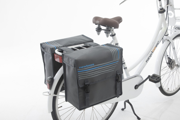 NewLooxs Bisonyl Basic Dupla Kerékpáros Táska - szürke