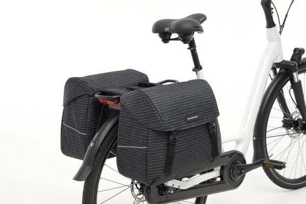 NewLooxs Joli Nomi Dupla Kerékpár Túratáska - fekete