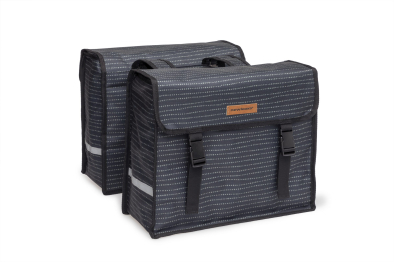 NewLooxs Fiori Nomi Dupla Kerékpár Túratáska - fekete