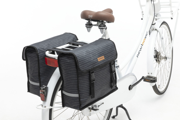 NewLooxs Fiori Nomi Dupla Kerékpár Túratáska - fekete