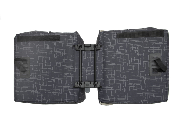 NewLooxs Mondi Joy Ivy Racktime Dupla Kerékpár Túratáska - fekete