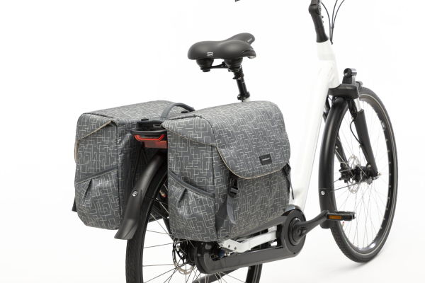 NewLooxs Mondi Joy Ivy MIK Dupla Kerékpár Túratáska - szürke