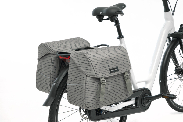 NewLooxs Joli Nomi Dupla Kerékpár Túratáska - szürke