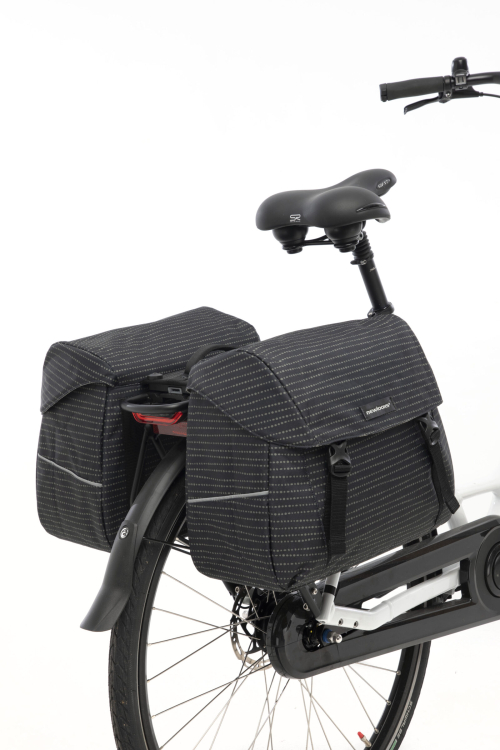 NewLooxs Joli Nomi MIK Dupla Kerékpár Túratáska - fekete