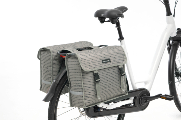 NewLooxs Fiori Nomi Dupla Kerékpár Túratáska - szürke