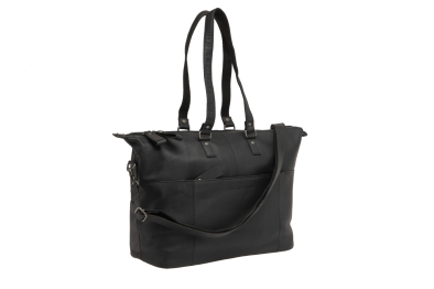 NewLooxs Verla Leather Kerékpáros Túratáska - fekete