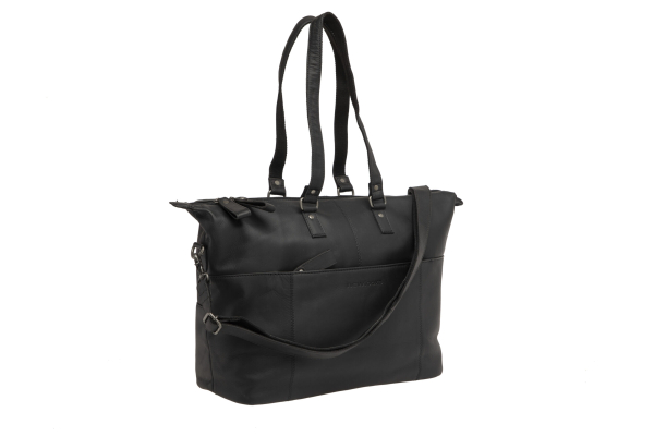 NewLooxs Verla Leather Kerékpáros Túratáska - fekete