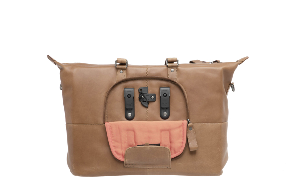 NewLooxs Verla Leather Kerékpáros Túratáska - barna