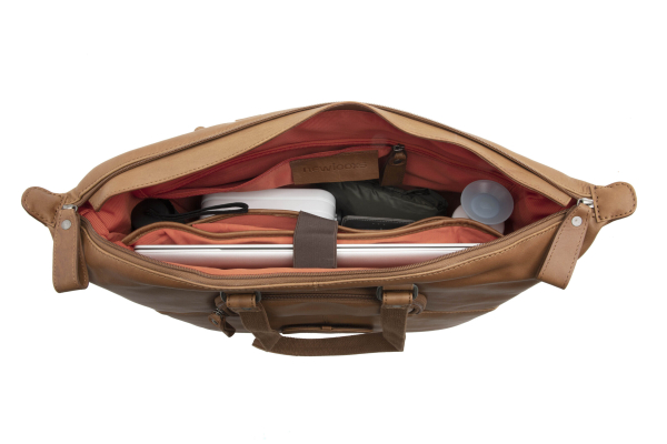 NewLooxs Verla Leather Kerékpáros Túratáska - barna