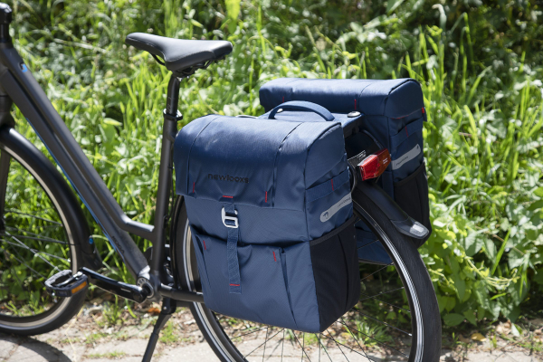 NewLooxs Vigo Racktime Dupla Kerékpáros Táska - fekete