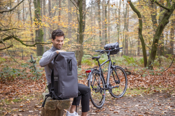 NewLooxs Varo Kerékpáros Kerékpáros Hátizsák - szürke