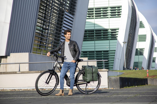 NewLooxs Odense Dupla Kerékpár Túratáska - zöld