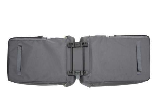 NewLooxs Vigo Racktime Dupla Kerékpáros Táska - szürke