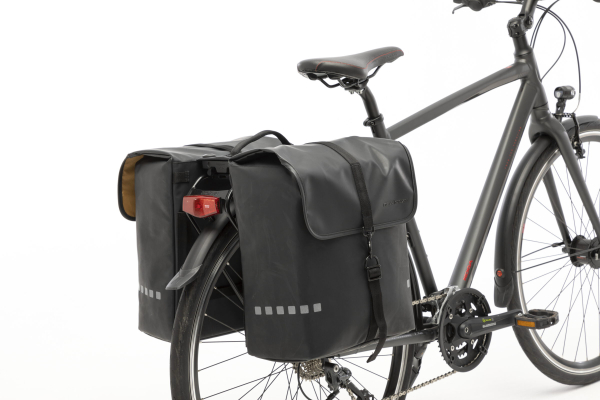 NewLooxs Odense Racktime Dupla Kerékpár Túratáska - fekete