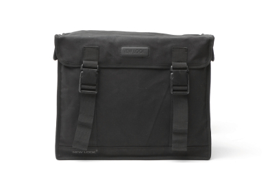 NewLooxs Canvas Camping Dupla Basic Kerékpár Túratáska - fekete