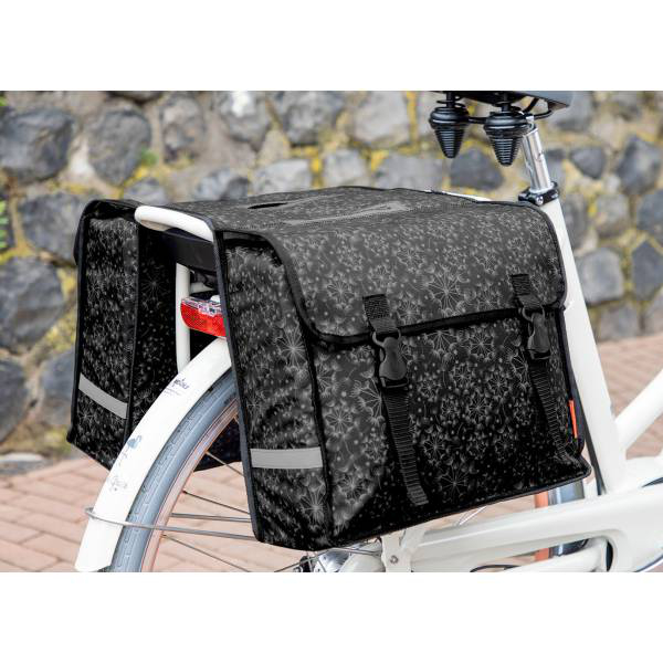 NewLooxs Tara Dupla Kerékpár Túratáska - fekete
