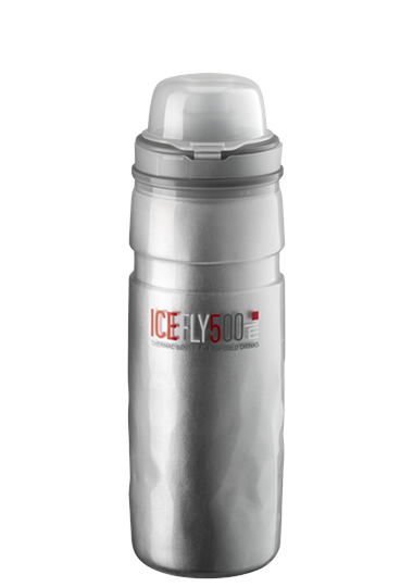 Elite Ice Fly Thermo Kerékpáros Kulacs 500ml - fehér