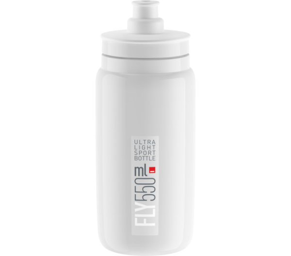 Elite Fly Kerékpáros Kulacs 550ml - fehér