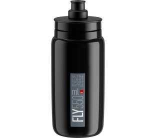 Elite Fly Kerékpáros Kulacs 550ml - fekete - szürke