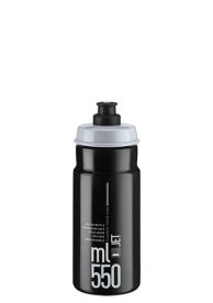 Elite Jet Kerékpáros Kulacs 550 ml - fekete