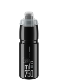 Elite Jet Plus Kerékpáros Kulacs Kupakkal 750 ml - szürke