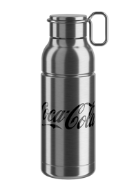 Elite Mia Acél Termosz Coca Cola Kerékpáros Kulacs Kiránduláshoz 650ml - ezüst