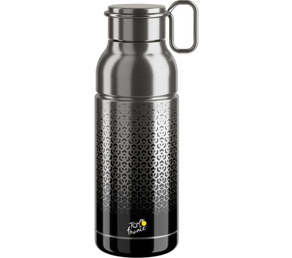 Elite Mia Acél Termosz Tdf Kerékpáros Kulacs Kiránduláshoz 650ml - szürke
