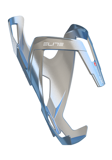 Elite Vico Carbon Kerékpáros Kulacstartó - szürke - fehér