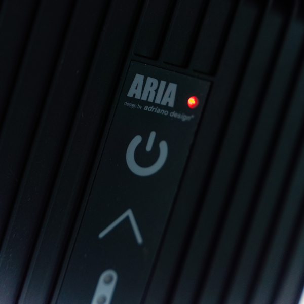 Elite Aria Smart Ventillátor Kerékpáros Görgőzéshez Aktív Szenes Szűrővel ANT+ B+ Vezérléssel