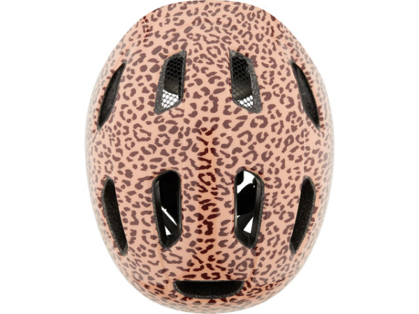 Lazer Pnut Kineticore Barna Leopárd Gyerek Kerékpár Sisak