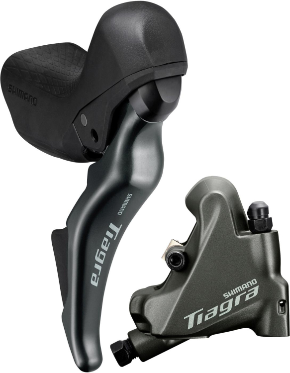 Shimano Tiagra ST-4725 + BR-4770 Hátsó Hidraulikus Tárcsafék - szürke