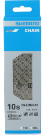 Shimano CN-E6090-10 Pedelec Lánc 126 Szemes - ezüst